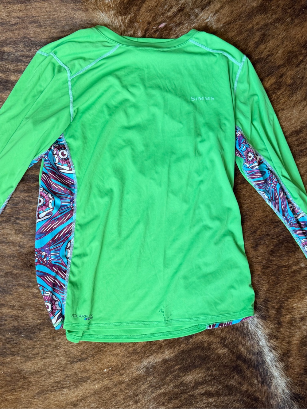 Simms Women’s Fly Fishing Long-Sleeved Quick Dry Sun Shirt Medium